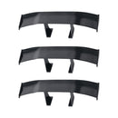 3 Pcs Universal Mini Spoiler Plastic Car Rear Wing Tail Decoration 17cm Black