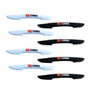 8x Rearview-Mirror-Protector Trim Edge-Guard-Strip Scratch-Bumper Anti-Collision