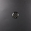 2x New Car Volume Button Trim Carbon Fiber Knob Cover Trims For Mazda
