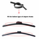 10Pcs Car Windshield Wiper Blade Refill Frame Replacement Rubber Newest Useful