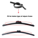 10 x 425mm*6mm Car Auto Silicone Universal Frameless Windshield Wiper Refill