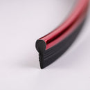 2Pcs Interior-Stickers Decoration Dashboard Steering-Strips Car-Seal Styling