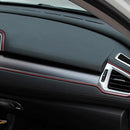 2Pcs Interior-Stickers Decoration Dashboard Steering-Strips Car-Seal Styling