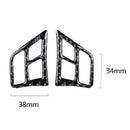 2PCS Button-Cover Steering-Wheel Left Right Trim Car for BMW 3 Series