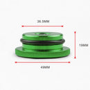 1x Green Billet Fuel Cap and DEF Cap for 2013-2017 Dodge Ram Cummins Hot
