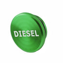 1x Green Billet Fuel Cap and DEF Cap for 2013-2017 Dodge Ram Cummins Hot