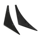 4Pcs  Front Bumper Canards Splitter Lip Kit Bumper Guard Decoration ABS