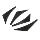 4Pcs  Front Bumper Canards Splitter Lip Kit Bumper Guard Decoration ABS
