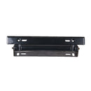 Universal Car Adjustable Number License Plate Frame Holder Bracket Black Cover