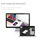 ORICO CBS5 Silicone Material Desktop Cable Manager Winder Fixer, Size: 9.6*2*1.2cm(Black)