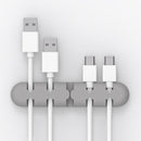 ORICO CBS5 Silicone Material Desktop Cable Manager Winder Fixer, Size: 9.6*2*1.2cm(Grey)