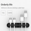 ORICO CBS5 Silicone Material Desktop Cable Manager Winder Fixer, Size: 9.6*2*1.2cm(Grey)