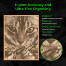 XTOOL P1030244 D1-5W High Accuracy DIY Laser Engraving & Cutting Machine + Rotary Attachment + Raiser Kit