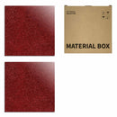 XTOOL KA020130000 2 PCS 3mm Glitter Translucent Acrylic Panel Engraving Machine Consumables, Size: 30x30cm(Red)