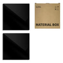 XTOOL KA020136000 2 PCS 3mm Glossy Opaque Acrylic Panel Engraving Machine Consumables, Size: 30x30cm(Black)