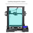 CREALITY Ender-3 Pro Simple Leveling Magnetic Removable Platform Sticker DIY 3D Printer, Print Size : 22 x 22 x 25cm, EU Plug