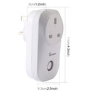 Sonoff S20-UK WiFi Smart Power Plug Socket Wireless Remote Control Timer Power Switch, Compatible with Alexa and Google Home, Support iOS and Android, UK Plug