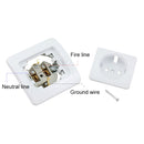 16A Wall-mounted Socket, EU Plug