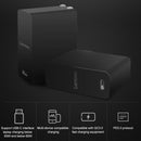 Original Lenovo 65W USB-C / Type-C Power Adapter Portable Charger with 2m Type-C Charging Cable, US Plug (Black)
