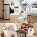 AC 230V 50Hz Max 16A LCD Display Energy Meter Watt Volt Voltage Power Analyzer Automatic Electricity Monitor Analyzer Power, EU Plug