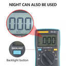 ZT98 CAT III 600V Portable Digital Multimeter 2000 Counts Back-light AC / DC Current Voltage Tester Meter with LCD Screen & Holder