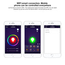 JH-G01E 16A 2.4GHz WiFi Control Smart Home Power Socket Works with Alexa & Google Home, Support LED Indicator, AC 100-240V, EU Plug(White)