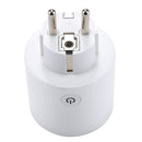 JH-G01E 16A 2.4GHz WiFi Control Smart Home Power Socket Works with Alexa & Google Home, Support LED Indicator, AC 100-240V, EU Plug(White)