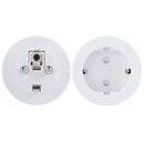 JH-G01E 16A 2.4GHz WiFi Control Smart Home Power Socket Works with Alexa & Google Home, Support LED Indicator, AC 100-240V, EU Plug(White)