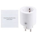 JH-G01E 16A 2.4GHz WiFi Control Smart Home Power Socket Works with Alexa & Google Home, Support LED Indicator, AC 100-240V, EU Plug(White)