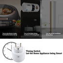 JH-G01E 16A 2.4GHz WiFi Control Smart Home Power Socket Works with Alexa & Google Home, Support LED Indicator, AC 100-240V, EU Plug(White)