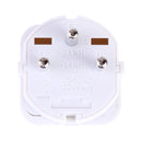 Portable Universal Socket to Israel Plug Power Adapter Travel Charger (White)