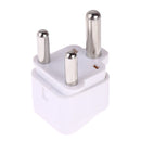 Portable Universal Socket to (Large) South Africa Plug Power Adapter Travel Charger (White)