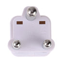 Portable Universal Socket to (Large) South Africa Plug Power Adapter Travel Charger (White)
