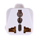 Portable Universal Socket to (Large) South Africa Plug Power Adapter Travel Charger (White)