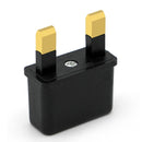 UK Plug to US/EU Plug Adapter Power Socket Travel Converter