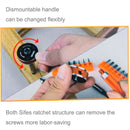 JAKEMY JM-6119 19 in 1 Multipurpose Precision Screwdriver Ratchet Repair Tools Kit for Tablets & Mobile Phone
