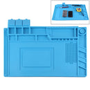 Maintenance Platform Anti-static Anti-slip High Temperature Heat-resistant Repair Insulation Pad Silicone Mats, Size: 45cm x 30cm (Blue)