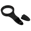 600559 4X Visual Magnifier with LED Light for Tablet & Mobile Phone Repair / Aid / Seniors, with Currency Detecting Function(Black)