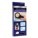 600559 4X Visual Magnifier with LED Light for Tablet & Mobile Phone Repair / Aid / Seniors, with Currency Detecting Function(Black)