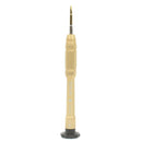 JIAFA JF-609-2.0 Mobile Phone Repair Tool 2.0 x 25mm Slotted Screwdriver (Gold)