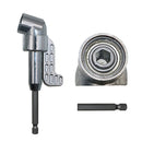 105 Degree Right Angle Drill Driver Bit Extension Power Drill Tool 7mm Hex Magnetic Power Screwdriver Socket Adaptor(Long Type)