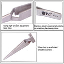 BEST BST-F12.5 Stainless Steel Self Closed Straight Laboratory Tweezers