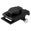 Mini Desk Style 10x Magnification Loupe Metal Antique Magnifier(Black)