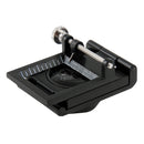 Mini Desk Style 10x Magnification Loupe Metal Antique Magnifier(Black)