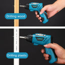 KANGRUI 4.8V Multi-functional Household Electric Screwdriver Electric Drill Electric Screwdriver Set