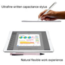 Micro USB Charging Universal Superfine Nib Capacitive Touch Screen Stylus Pen(Rose Gold)
