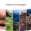 T8 Handheld Pocket Smart Voice Translator Real Time Speech Translation Translator with Dual Mic, Support 33 Languages(Gold)