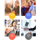 T8 Handheld Pocket Smart Voice Translator Real Time Speech Translation Translator with Dual Mic, Support 33 Languages(Gold)