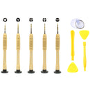 JF-8140 10 in 1 Metal + Plastic iPhone Dedicated Disassemble Repair Tool Kit