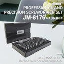 JAKEMY JM-8176 106 in 1 Watch Mobile Phone Disassembly and Repair Tool Kit